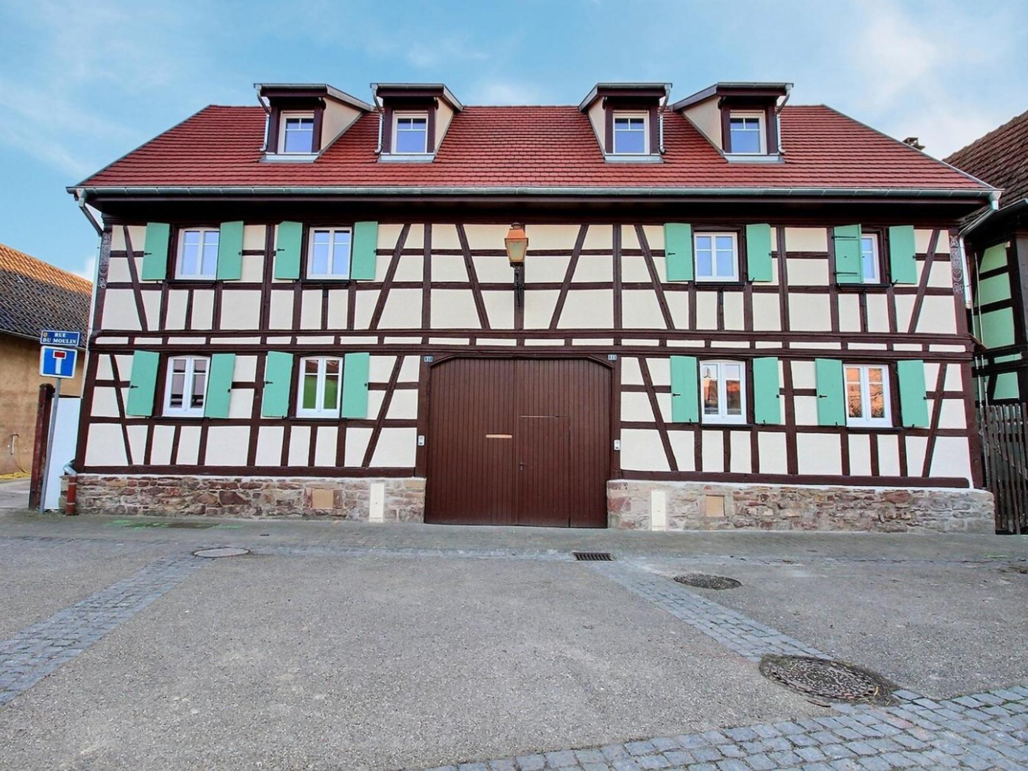 Maison Renovee Avec 3 Chambres, Terrasse Et Parking, A 17 Min De Strasbourg - Fr-1-722-5 ガイスポルスハイム エクステリア 写真